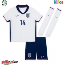 Camiseta Inglaterra Ezri Konsa #14 Primera Equipación para niños Eurocopa 2024 manga corta (+ pantalones cortos)